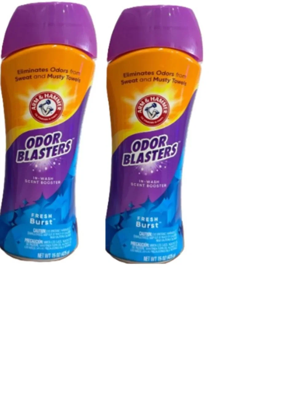 ARM & HAMMER Odor Blasters Fresh Burst In-Wash Laundry Scent Booster 15oz 2PK